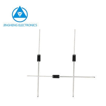 Diodo rectificador de barreira de silício Schottky SR1100/SB1100 1A 100V com pacote DO-41