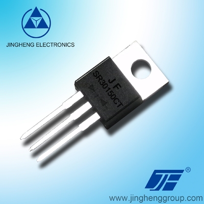 SR3045CT 30A 45V Diodo rectificador de barreira Schottky com estrutura de liga preta TO-220AB