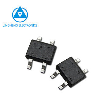 MB1F a MB10F Diodo rectificador de ponte passivo de vidro com embalagem MBF e silício