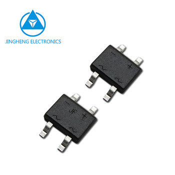 MB1F a MB10F Diodo rectificador de ponte passivo de vidro com embalagem MBF e silício