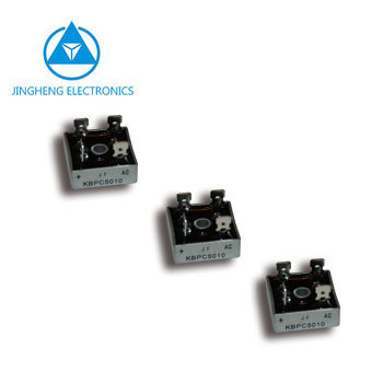 Rectificador de ponte de embalagem de metal 35A/800V KBPC3508 para saída estável e consistente
