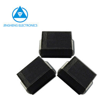 SMBJ5.0 a SMBJ440 Supressores de tensão transitória com material de silício no esquema SMB