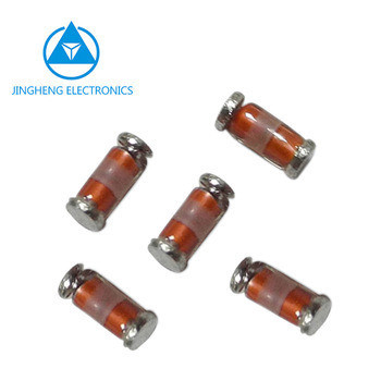 Diodos Zener SMD de silício ZMM1-ZMM200 0,5W em pacote Minimelf para requisitos do cliente